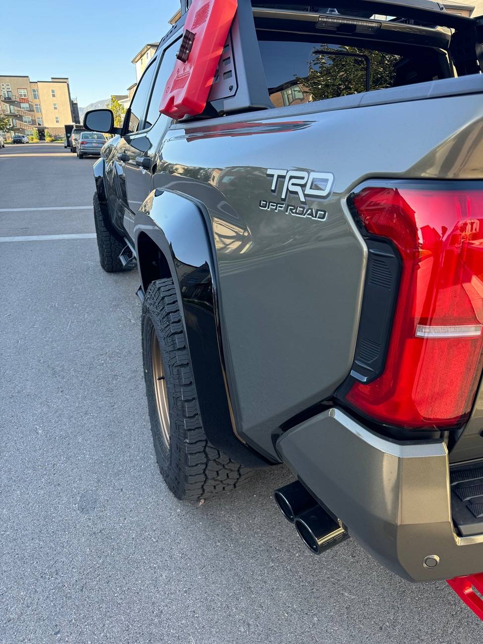 2024 Tacoma RC Rough Country Fender Flares Installed IMG_7160