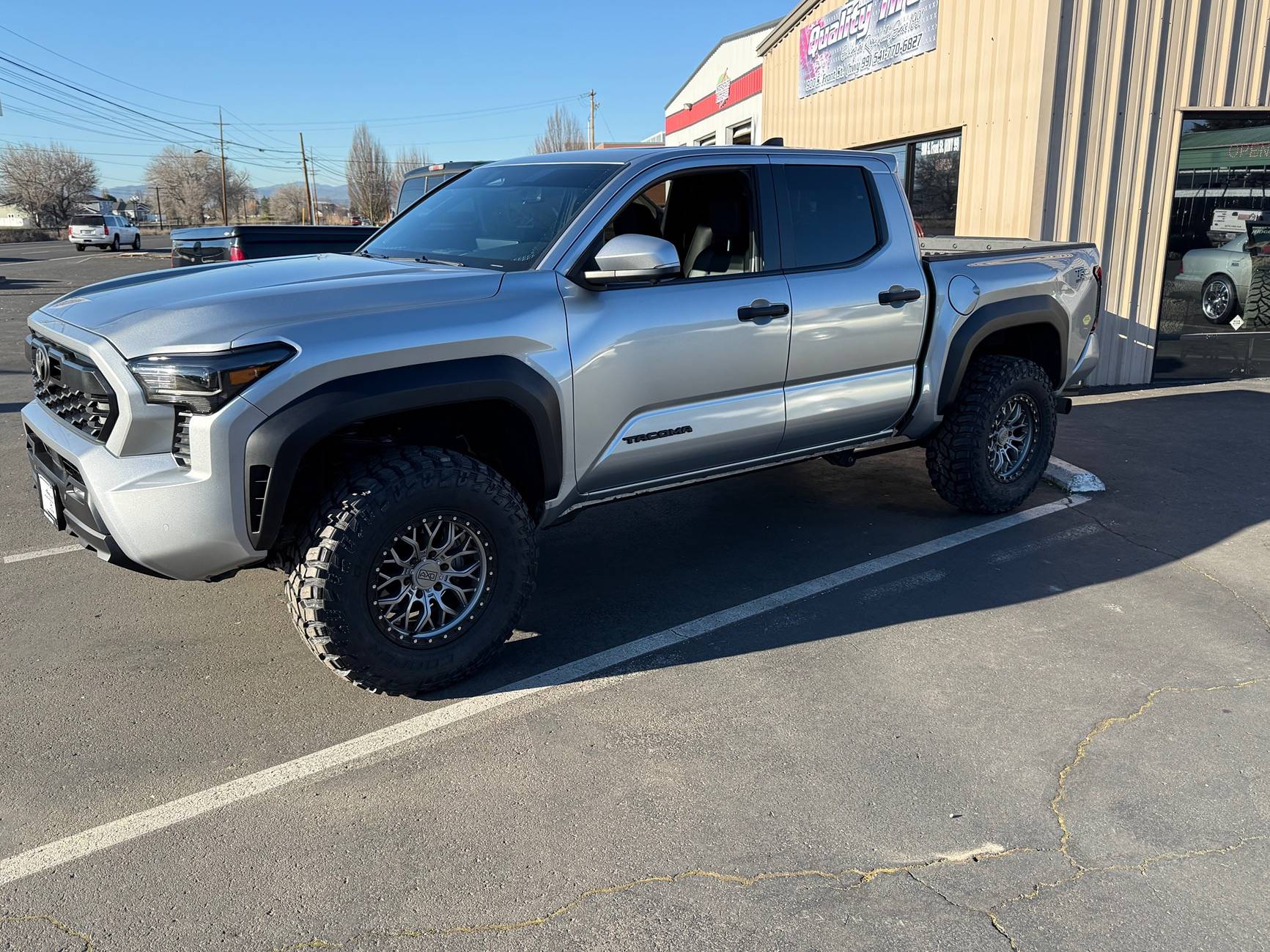 2024 Tacoma 24 Tacoma TRD OffRoad w/ 1.5” leveling kit and wheels/tire package 285/70/17 0 offset IMG_7230