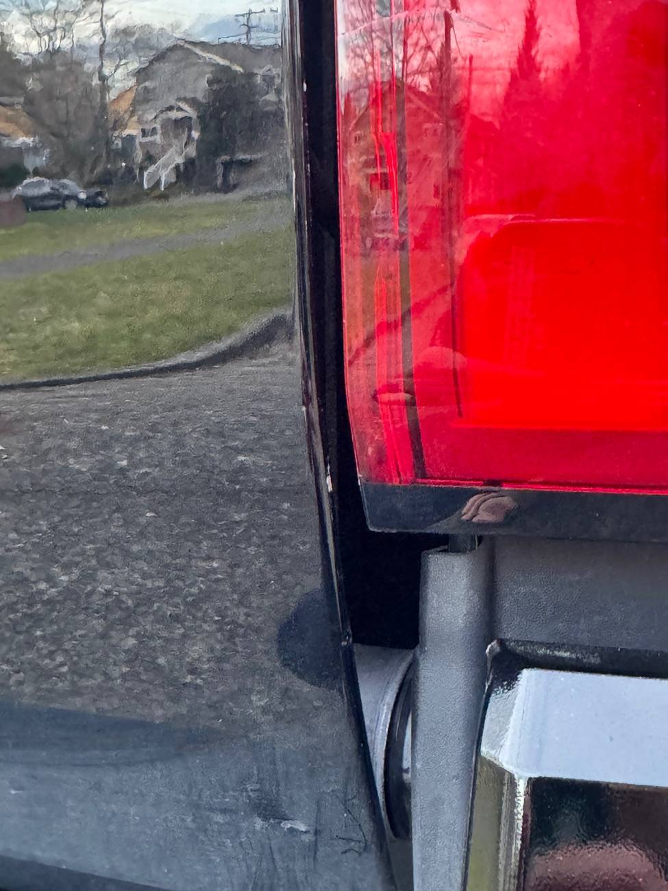 2024 Tacoma Follow-up on parked hit&run; how to do due diligence for any bent bits/lasting damage? IMG_7340