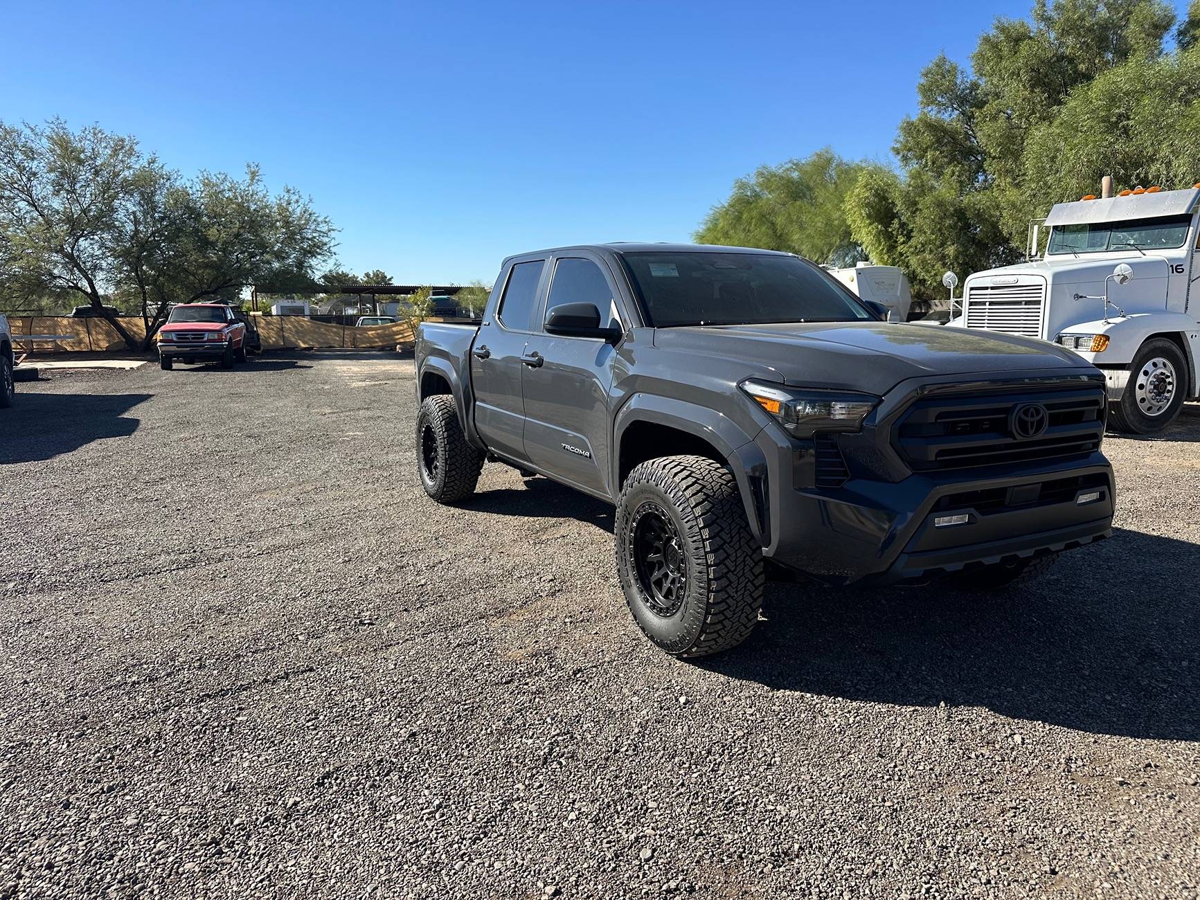 2024 Tacoma New Toyota owner w an aggressive stance IMG_7800