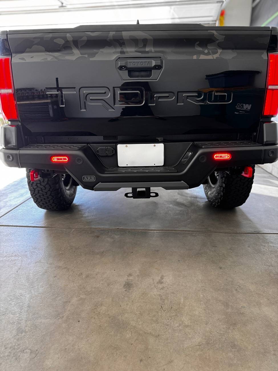 2024 Tacoma New Rigid Lights for ARB Steel Rear Bumper IMG_8835