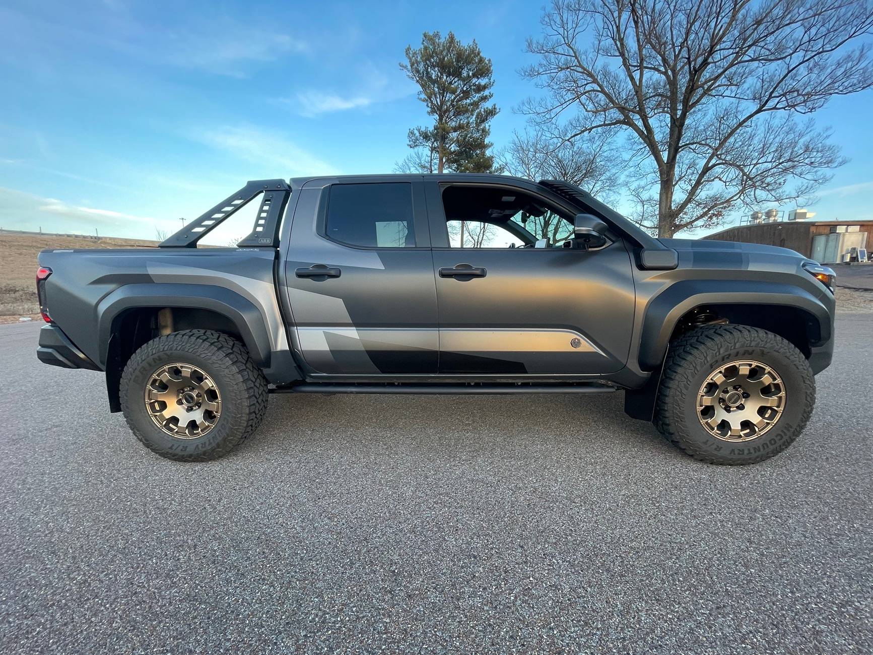 2024 Tacoma Rough Country Wheel Well Liners installed IMG_9298