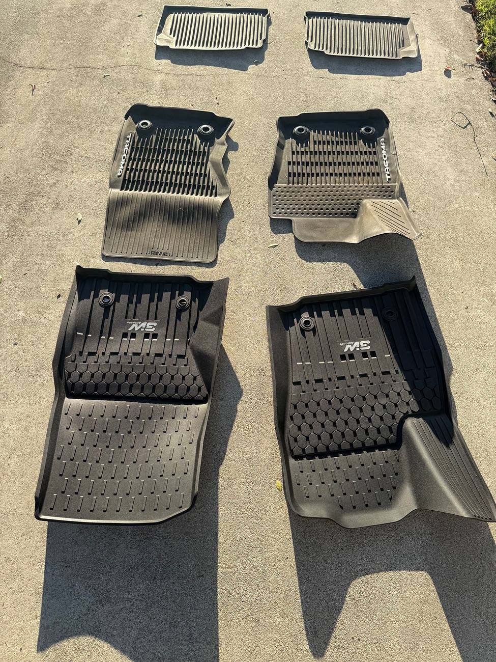 2024 Tacoma 3Wliners Floor Mats Mini Review and OEM Comparison IMG_9742