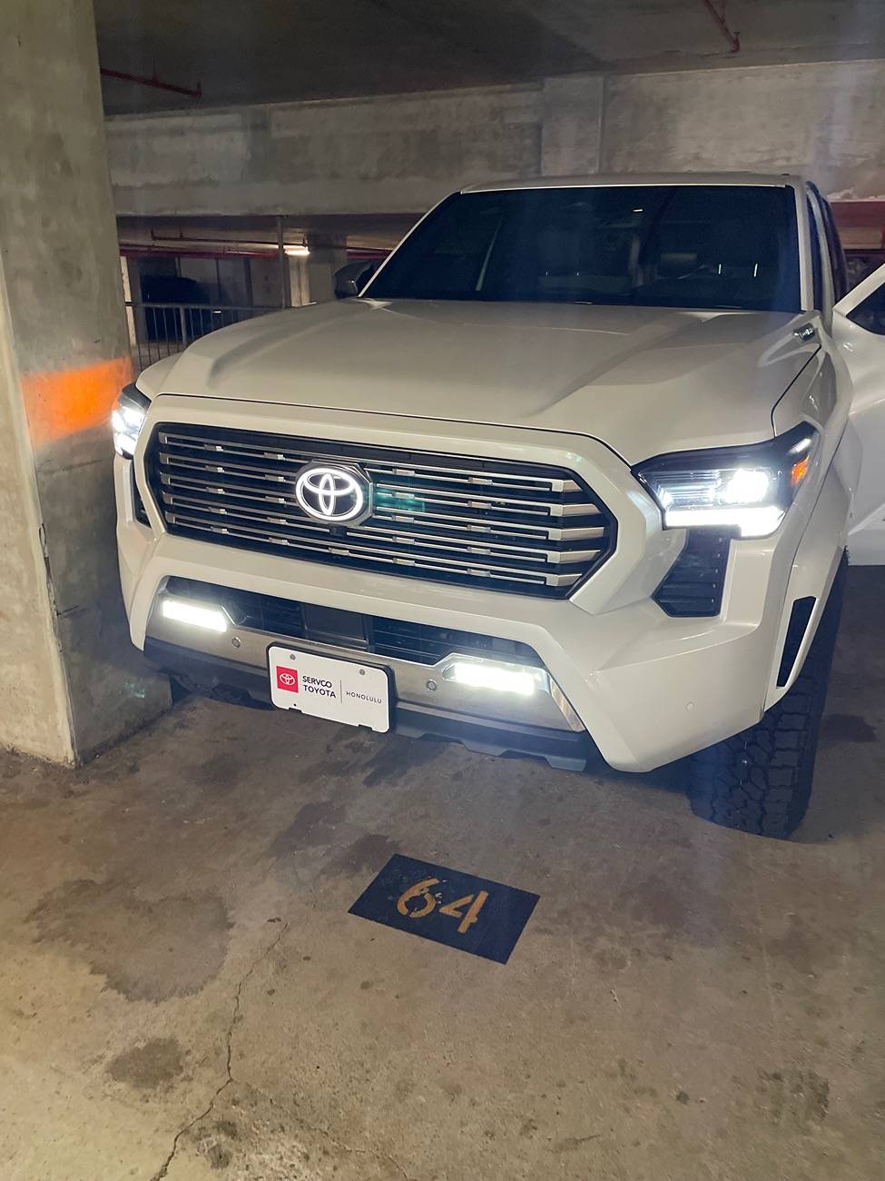 2024 Tacoma Illuminated Front Toyota Emblem (PT413-35240) - anyone install on front grill yet? IMG_9860