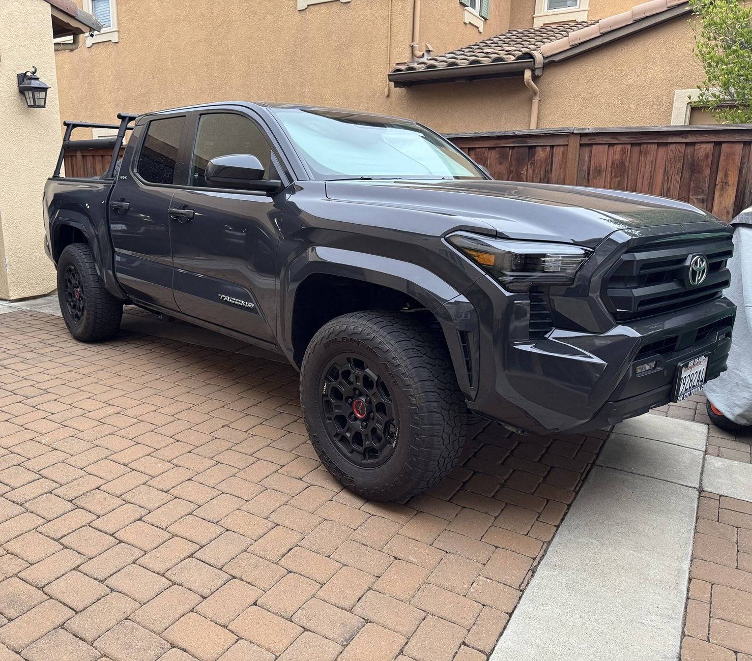 2024 Tacoma 18" Tundra/Sequoia TRD Pro BBS Forged wheels 285/65-18 + tires on 2024 Tacoma SR5 IMG_9916