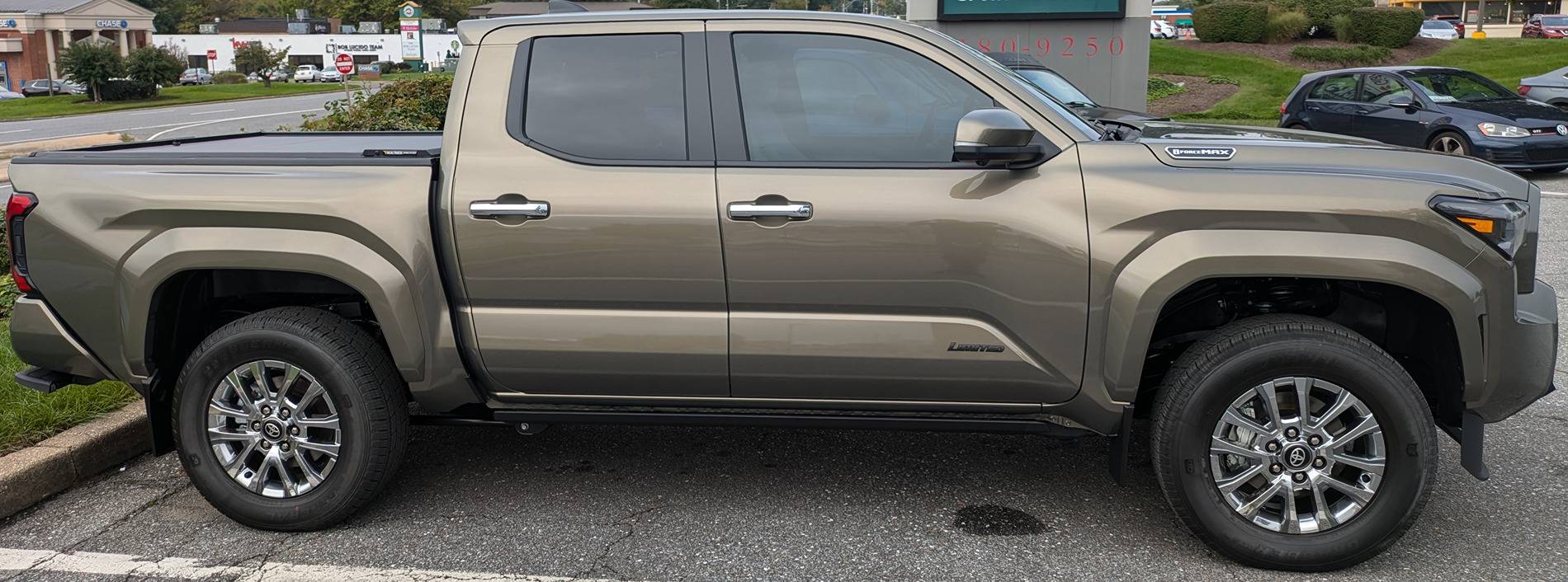 2024 Tacoma Wheels: Limited Shiny Chrome vs. TRD Matte Black LimitedChromePassenger