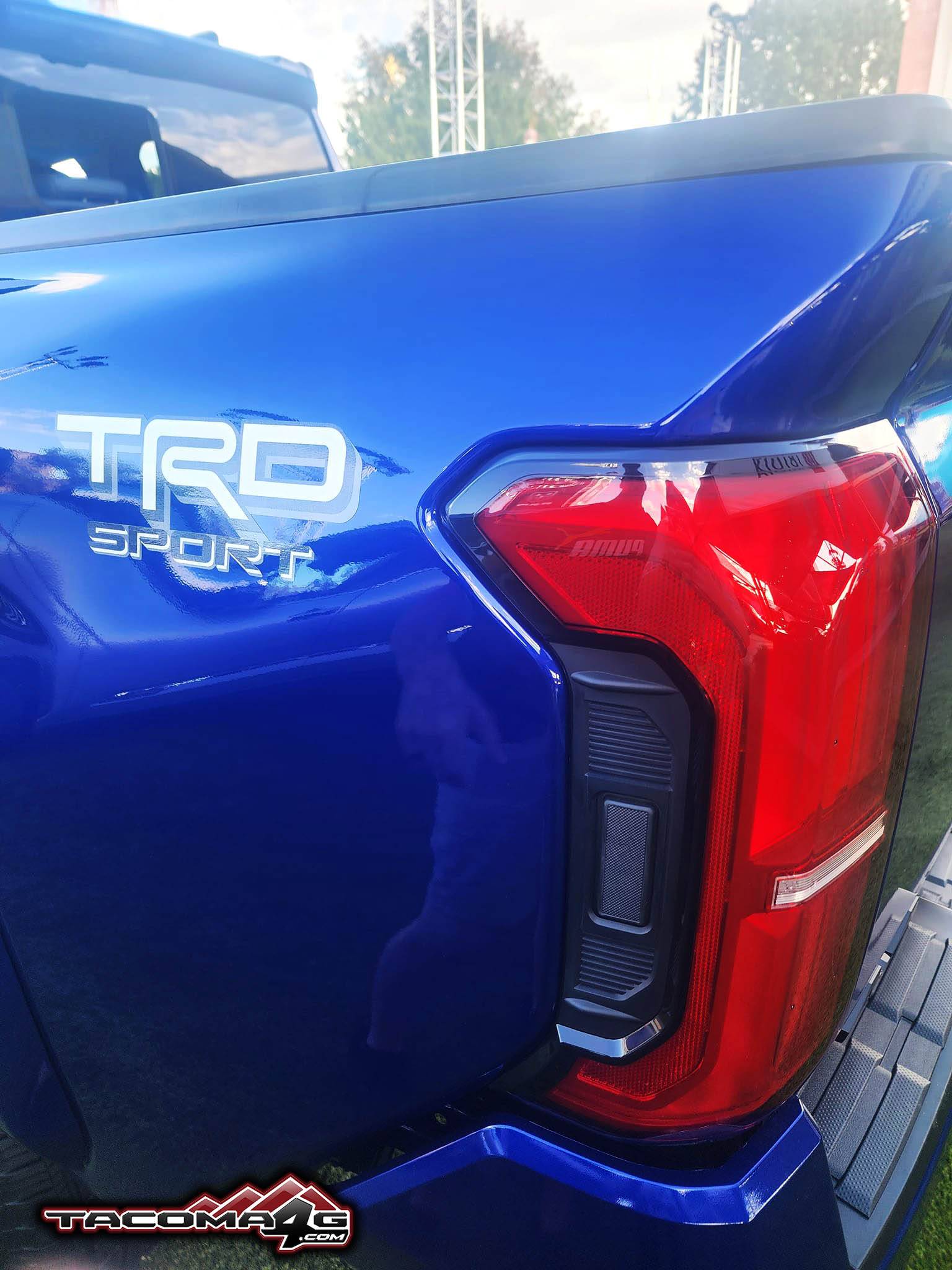 2024 Tacoma Blue Crush Metallic 2024 Tacoma TRD Sport i-Force MAX Hybrid -- exterior & interior first look! llic-2024-tacoma-toyota-color-paint-engine-bed-