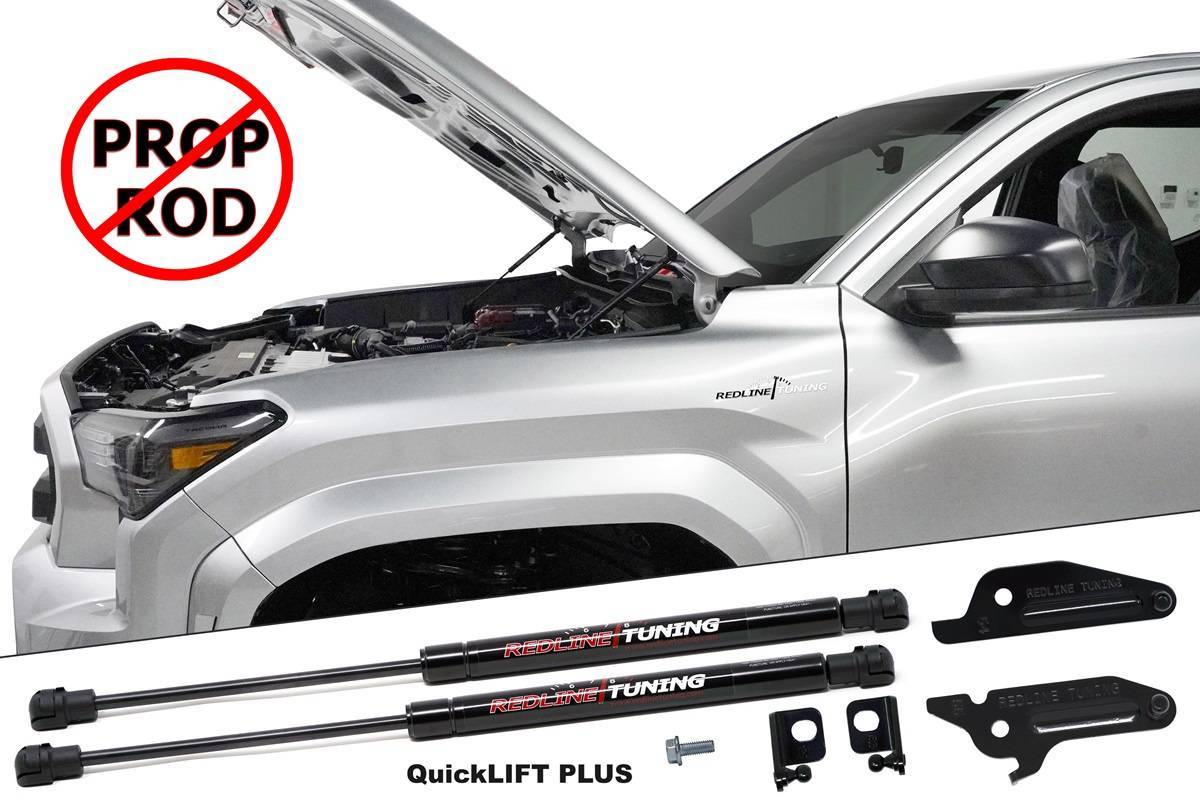 2024 Tacoma Hydraulic struts hood assist system installed mldzina-