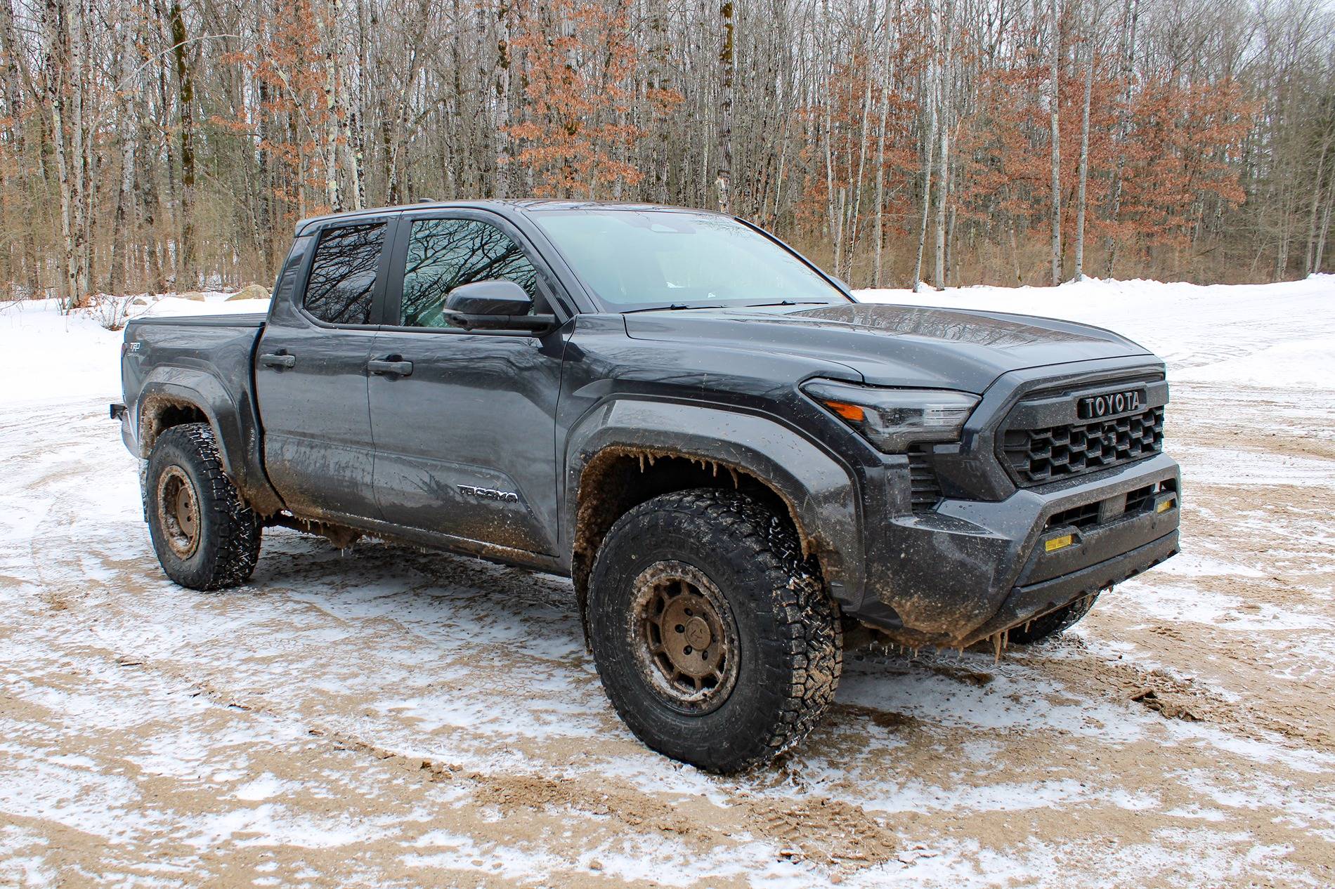 2024 Tacoma NYTOP Carbon Fiber Fender Flares NYTOP Flares with mud flaps2