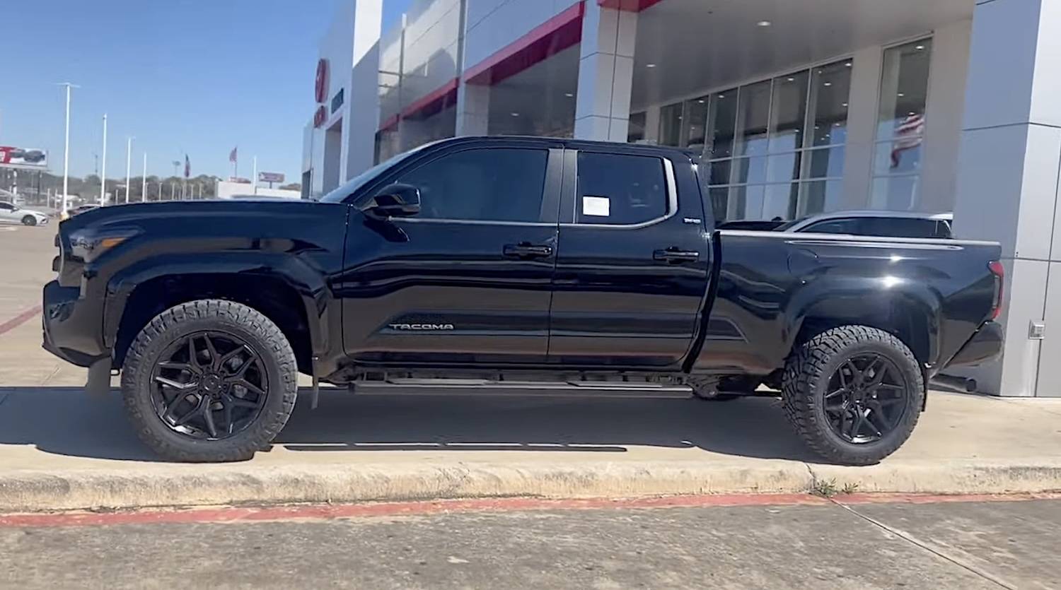 2024 Tacoma 4th Gen 2024+ Tacoma Aftermarket Wheels & Tires Pictures / Specs Compilation - Add Yours oma-sr5-upgraded-wheels-tires-black-edition-4-jpe