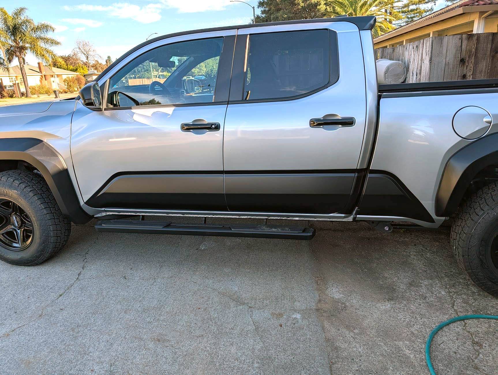 2024 Tacoma It's a Wrap! Vinyl wrapped sides and roof black PXL_20250114_222453344