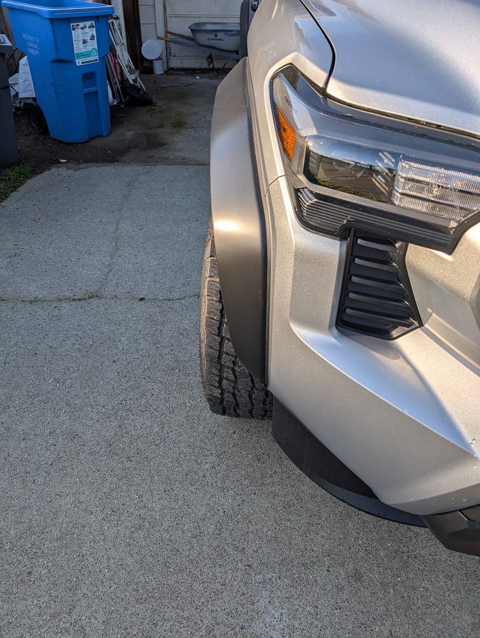 2024 Tacoma Weathertech MUD FLAP install RS5  gen-4 '24 PXL_20250210_161755963