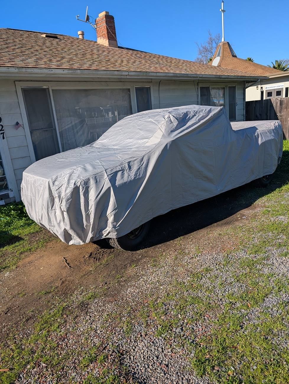 2024 Tacoma Sealskin Deluxe Truck Cover in gray PXL_20250220_173148993