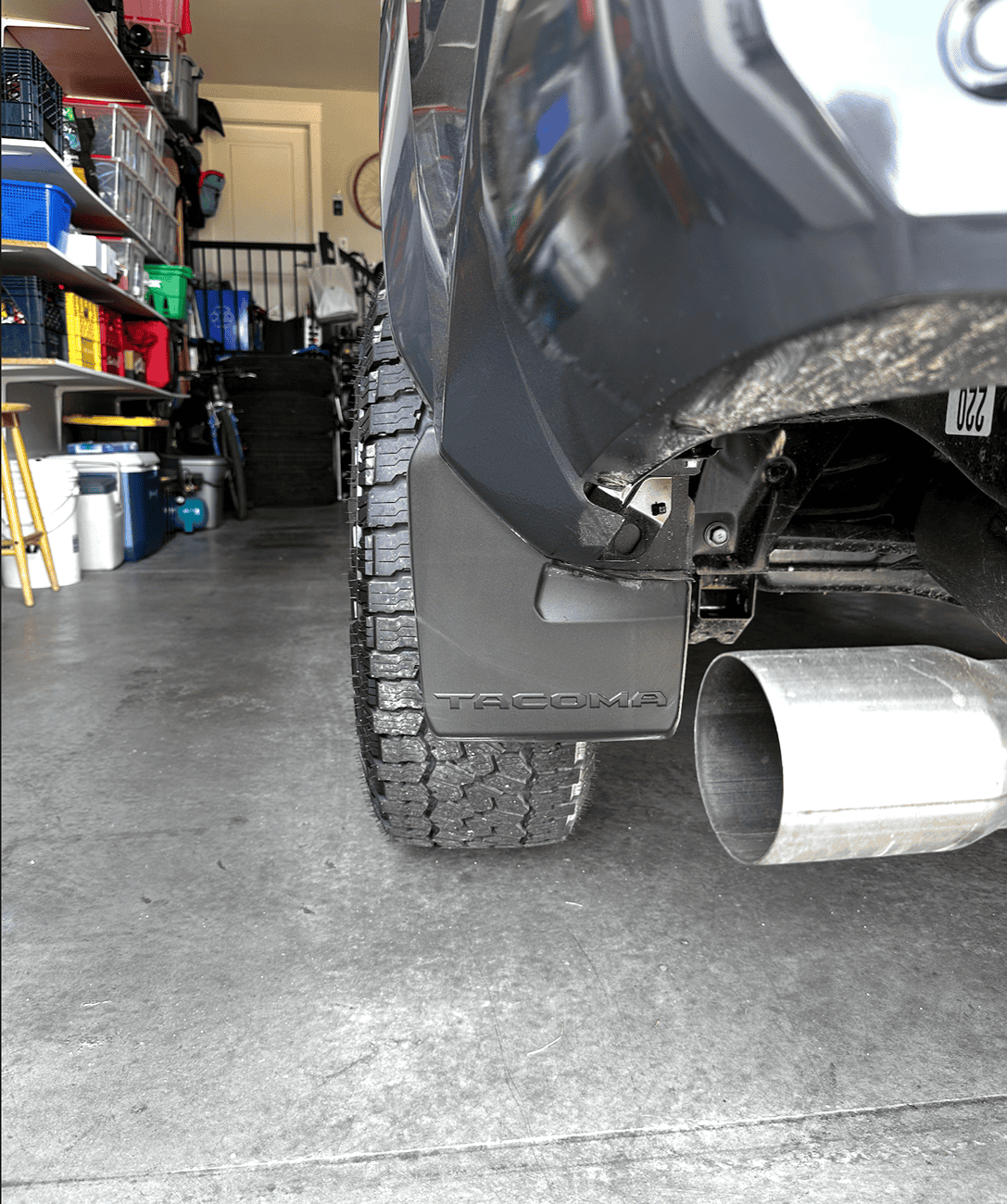 2024 Tacoma XL Mud Flaps - aftermarket options? rear-before