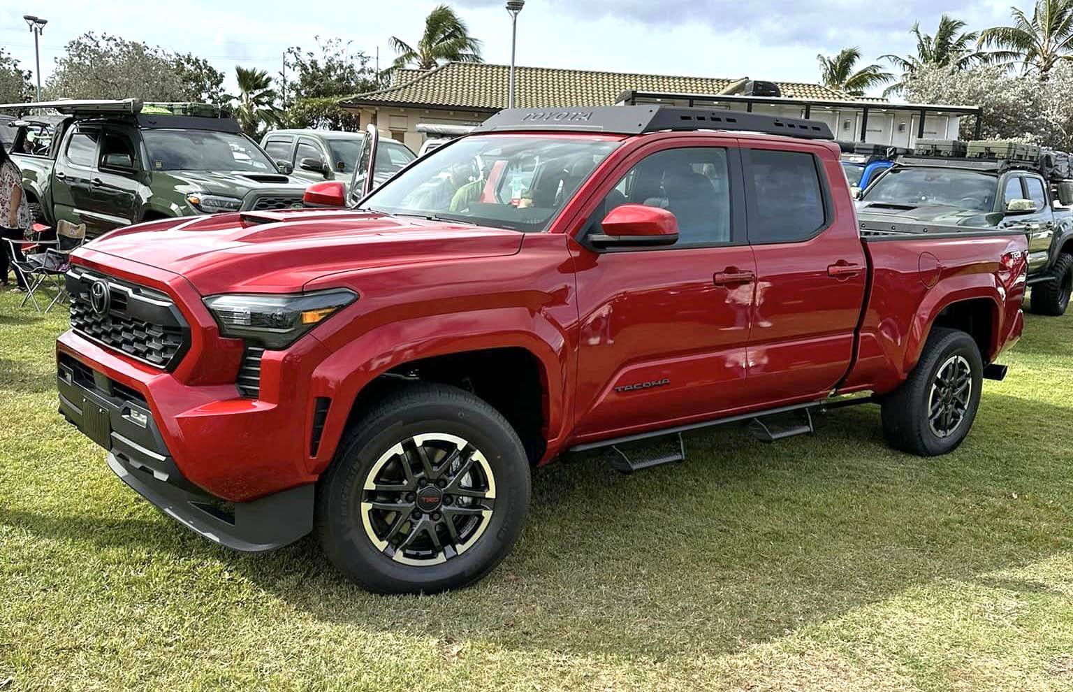 2024 Tacoma SUPERSONIC RED 2024 Tacoma Thread (4th Gen) Roof Rack Package 2024 Tacoma TRD Sport 1 copy