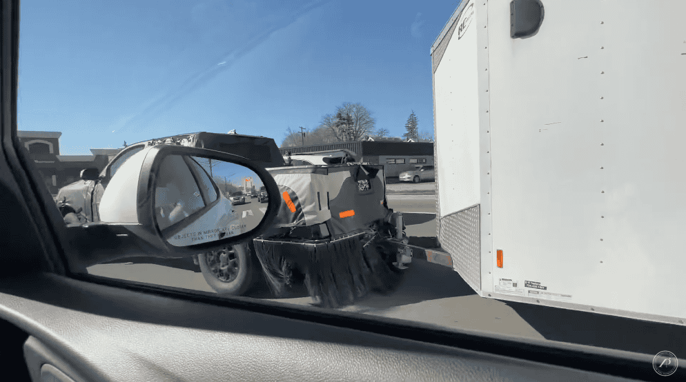 2024 Tacoma Video: 2024 Tacoma Prototype Caught Towing Trailer on Michigan Streets Screenshot 2023-05-01 at 4.40.35 PM