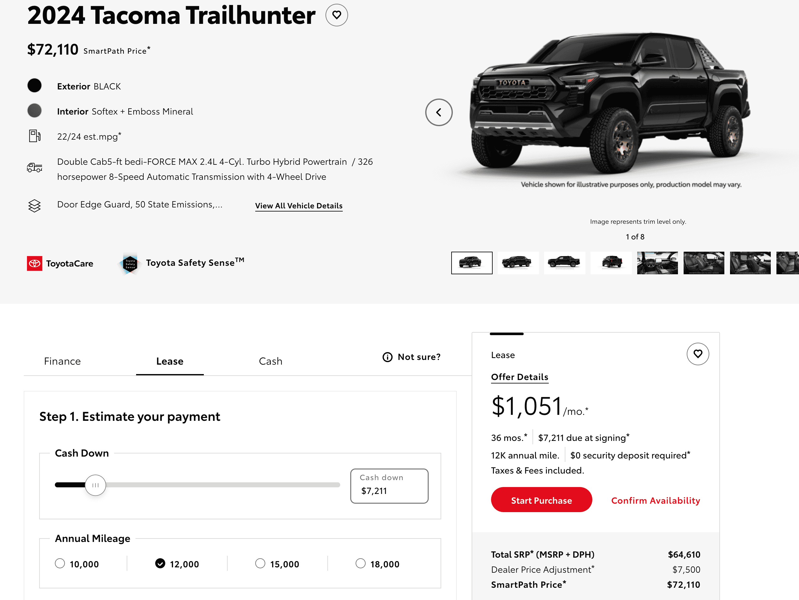 2024 Tacoma HYBRID Tacomas Inventory Search Now Live on Toyota Site Screenshot 2024-05-10 at 9.51.47 AM