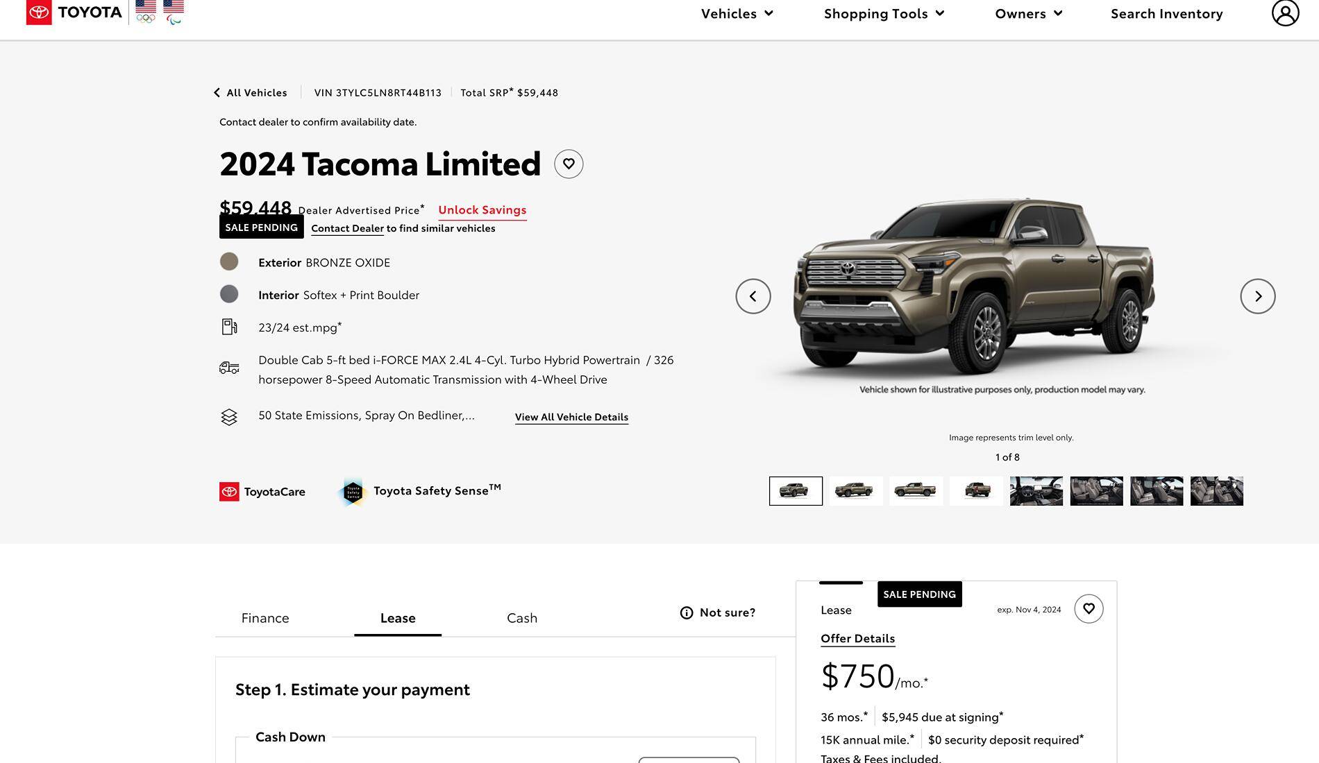 2024 Tacoma After over a year finally have a truck coming, build date is first part of October what’s next Screenshot 2024-10-22 at 4.22.33 PM