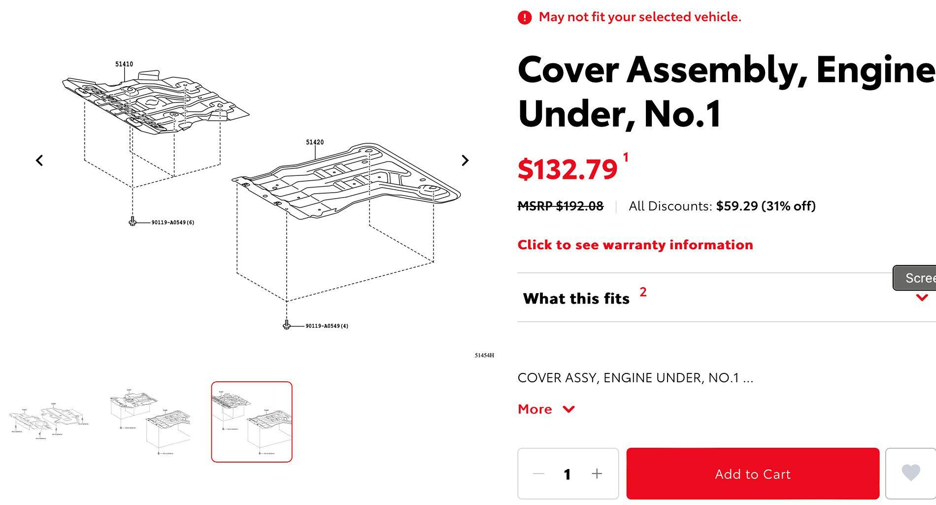 2024 Tacoma DIY: 2024 Tacoma Composite Plastic Splash Shields (Plastic Skid Plates) Screenshot 2024-10-23 at 8.15.21 PM