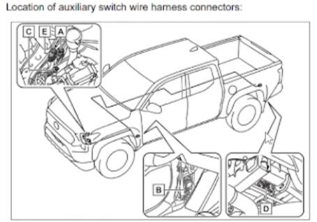 2024 Tacoma Your rear auxiliary connector has no power by default! Screenshot 2025-04-15 101013