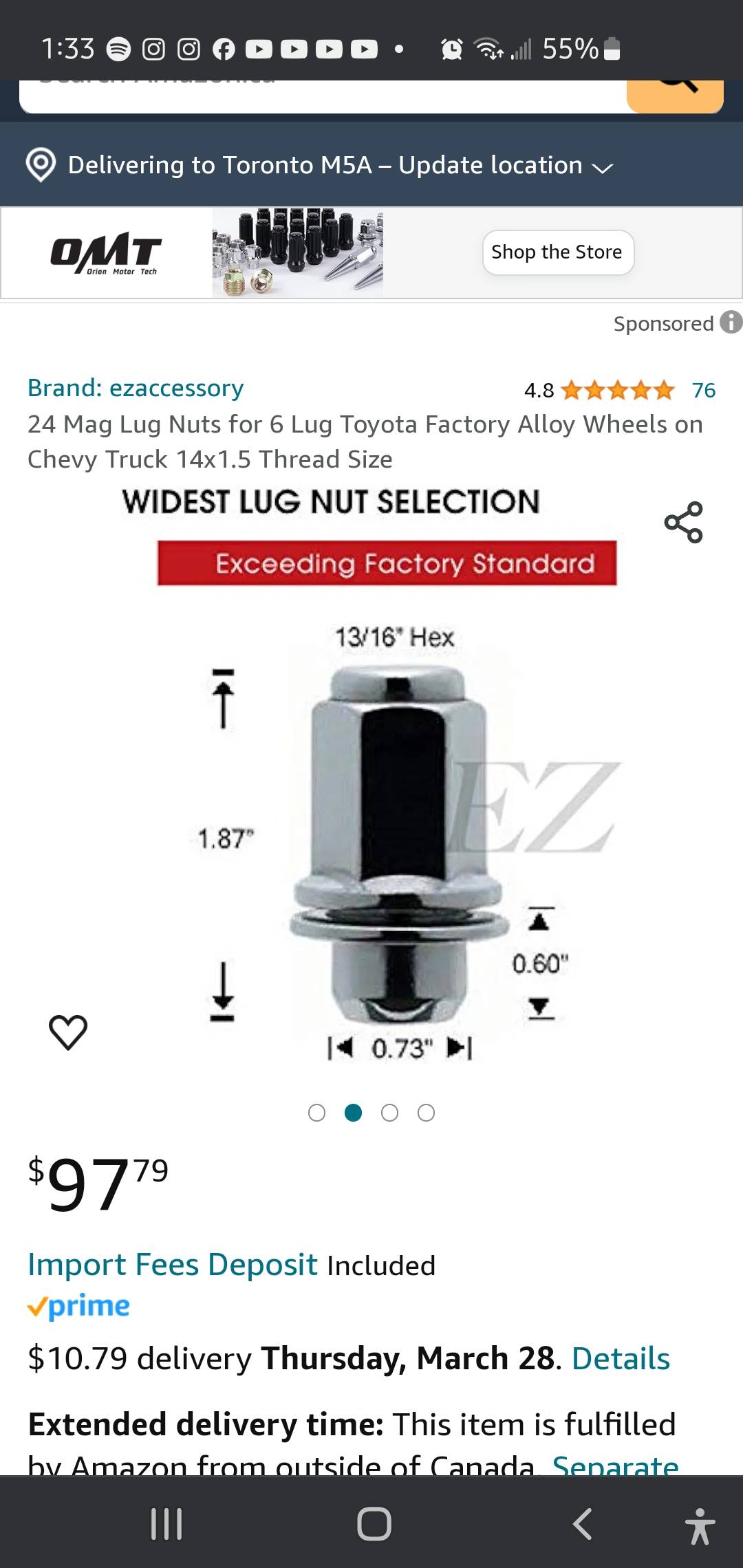 2024 Tacoma How to fit 3rd gen wheels on 4th gen Tacoma? Screenshot_20240322-133301_Chrome