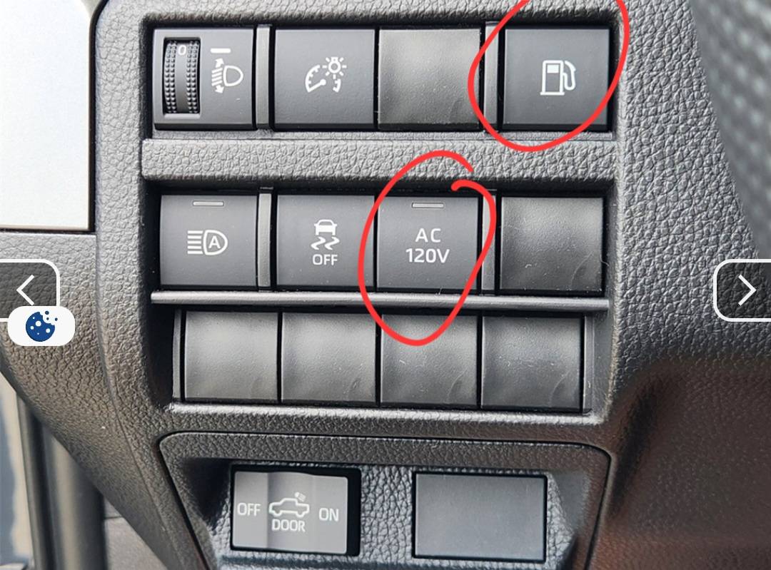 2024 Tacoma What are these two plugs in my Aux switch row? Screenshot_20240726_220630_Chrome