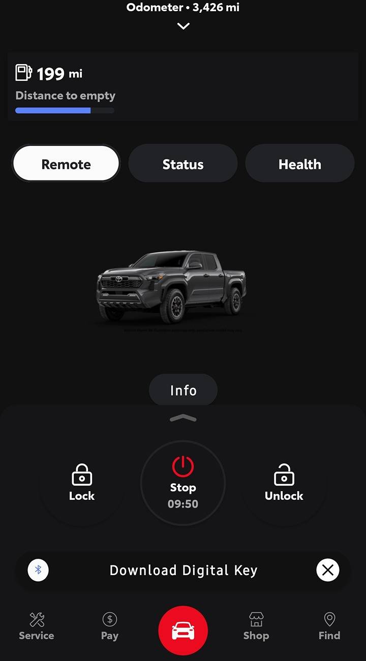 2024 Tacoma TOYOTA APP HELP Screenshot_20240904_172901_Toyota