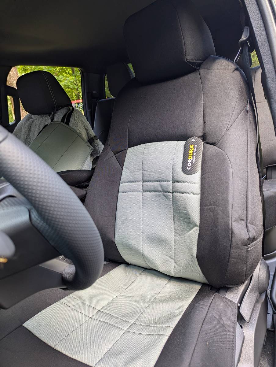 2024 Tacoma CalTrend Codura Seat Covers Review seats113