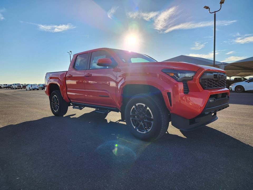 2024 Tacoma Updates of 2024 Tacomas on dealer lots (dealership, pricing, photos) Solar Octane 2024 Tacoma TRD Sport 4x4  Interior & Exterior 5