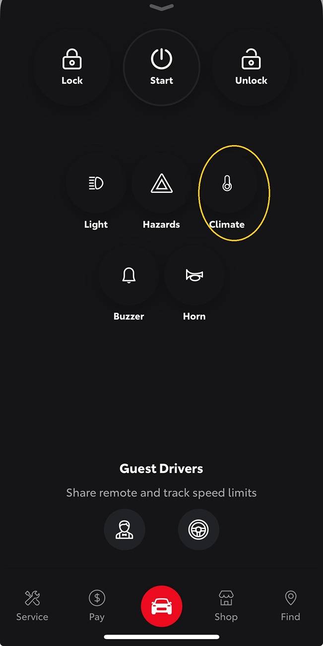 2024 Tacoma Climate control using Toyota App? Taco2