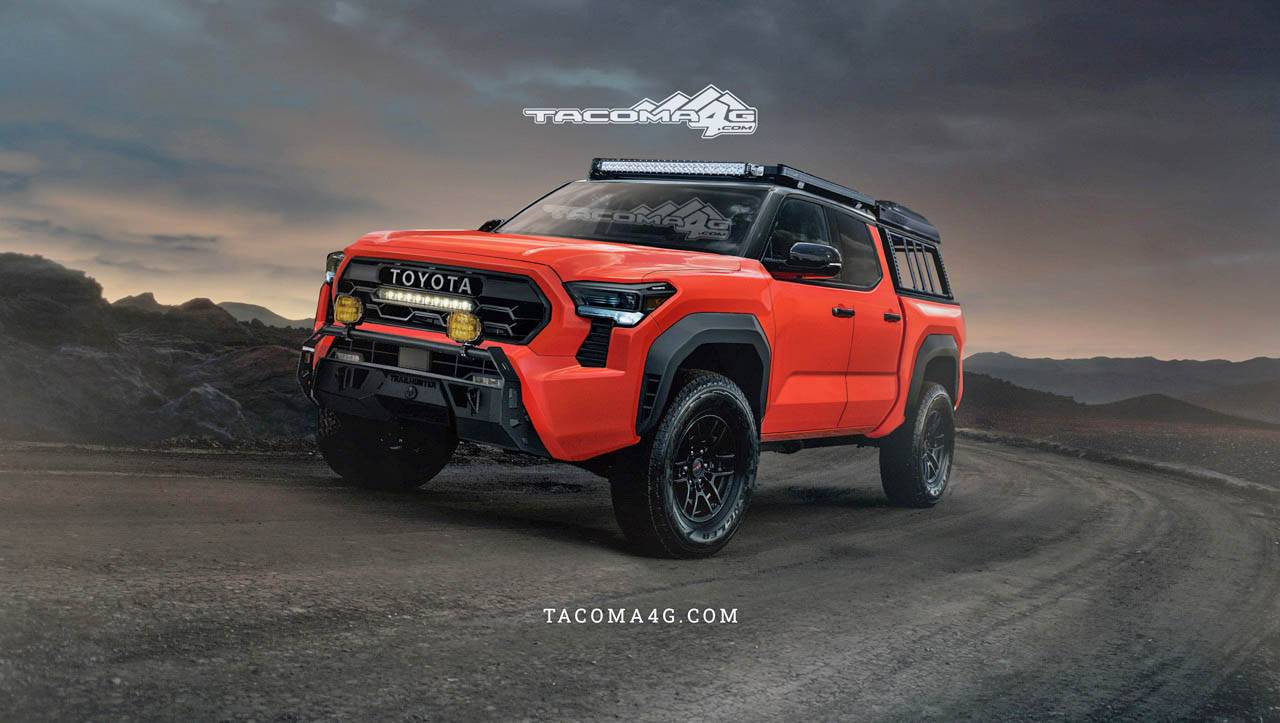 2024 Tacoma Our 2024 Tacoma Trailhunter CGI Previews! 🤩 Tacoma-Trailhunter-Front-Red-R