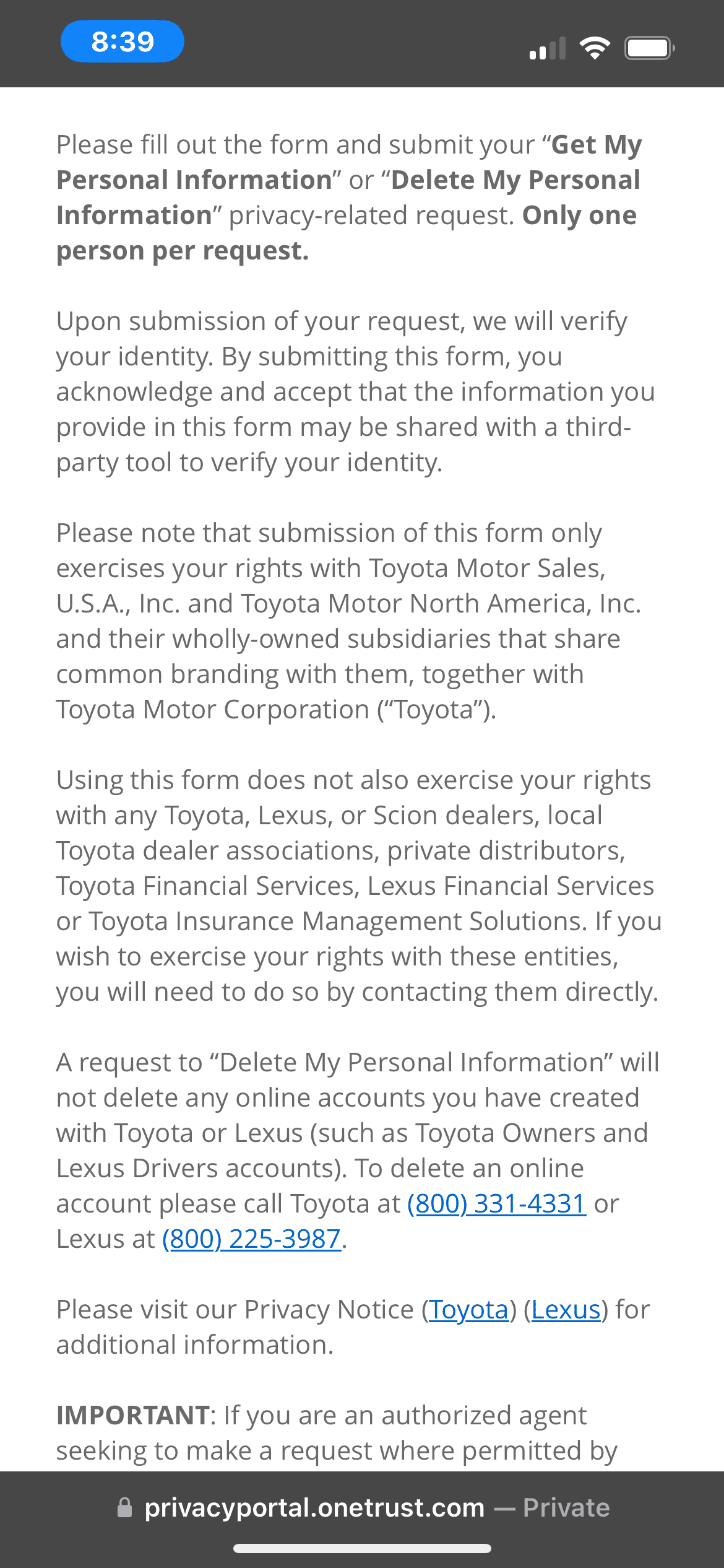 2024 Tacoma PSA: Remote Connect can be used without a key fob (if you've activated your digital key through the app) ToyotaPriv1.PNG