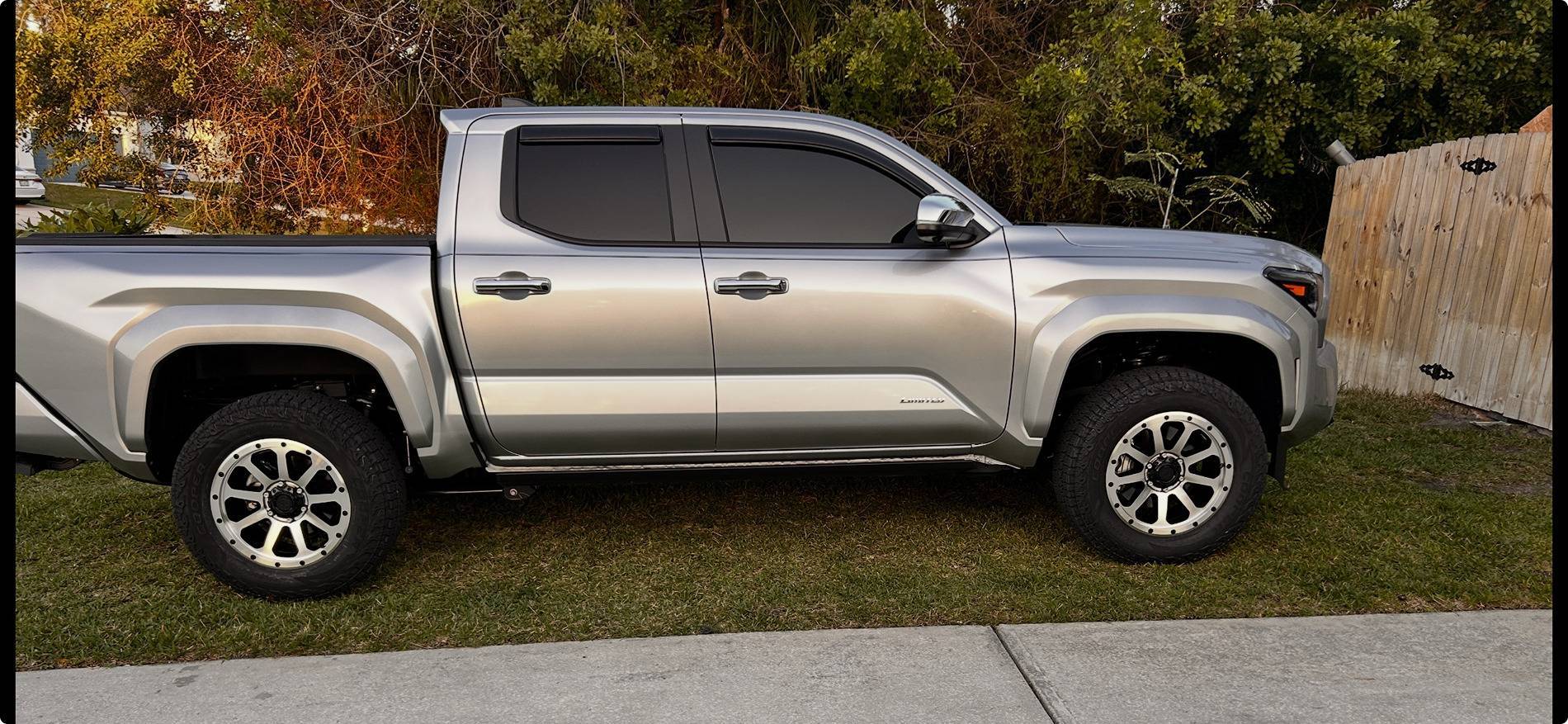 2024 Tacoma New Tires & Wheels on My Limited: 18" American Outlaw + Cooper Discoverer Road + Trail AT Tires truck-2-jpe