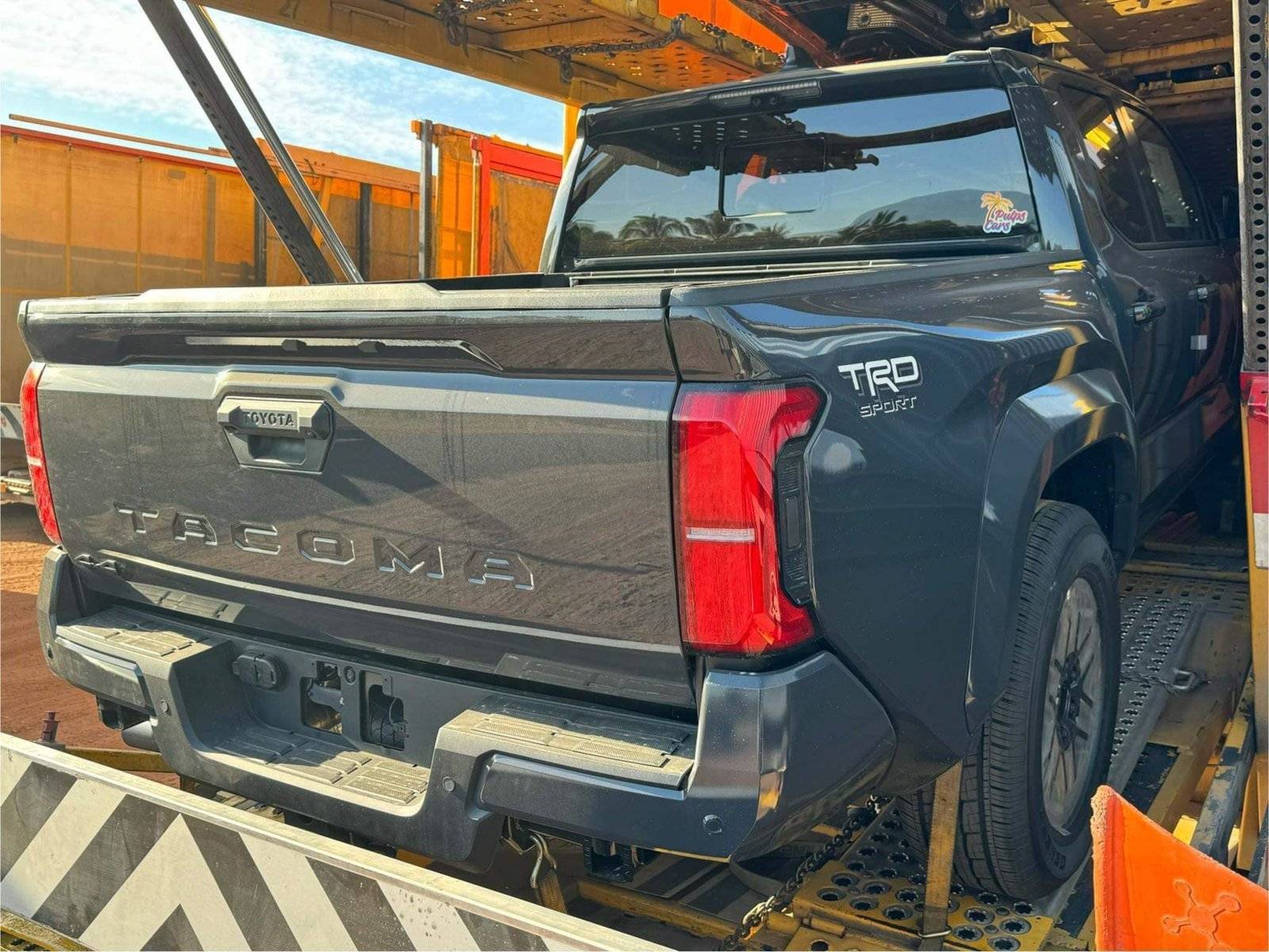 2024 Tacoma 2024 Tacoma Off-Road & Sport trims spotted up close on transport trucks Underground 2024 Tacoma TRD Sport 1