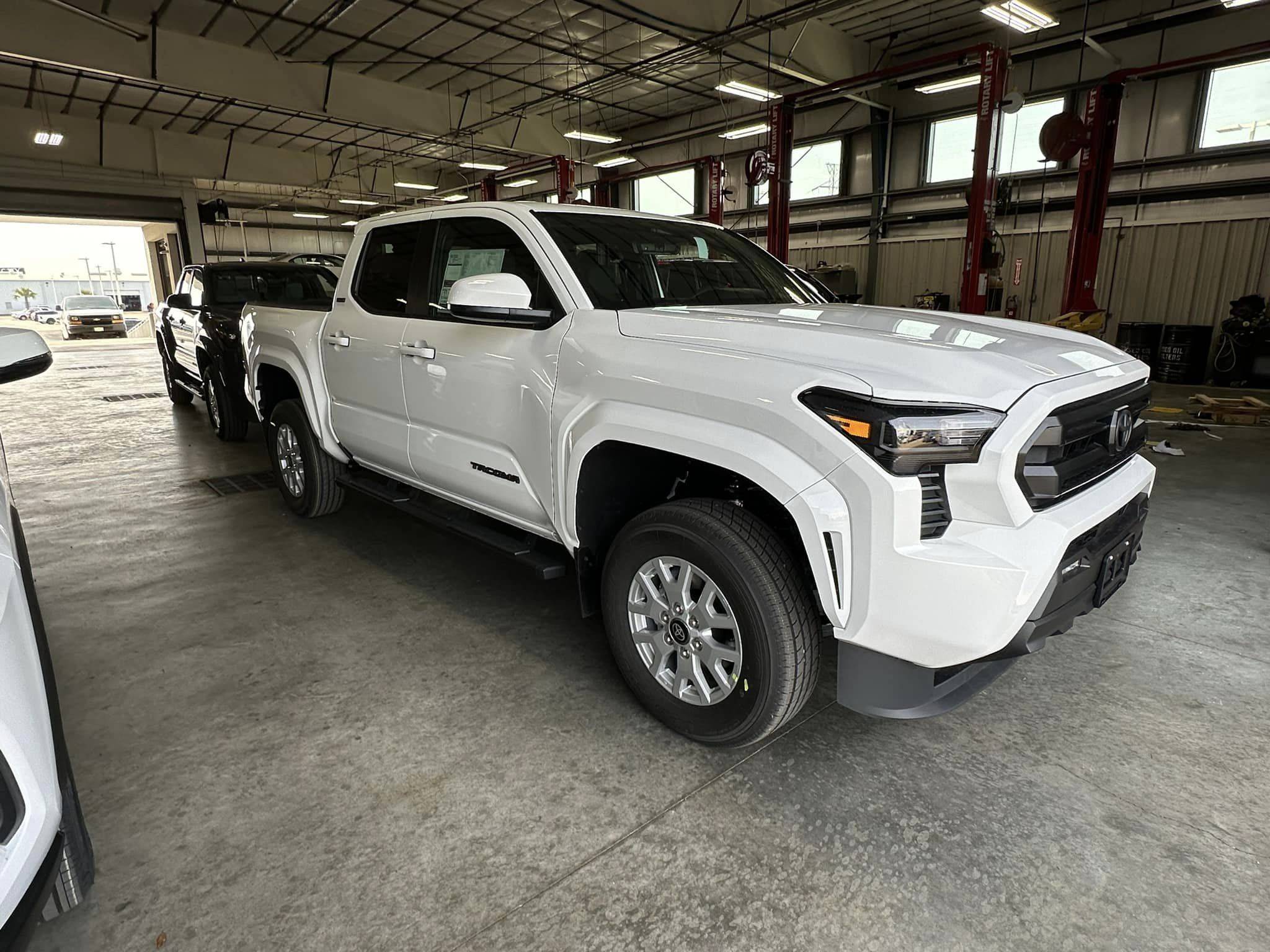 2024 Tacoma Ice Cap 2024 Tacoma SR5 4x4 delivered to Classic Toyota Galveston, TX White Ice Cap 2024 Tacoma SR5 4x4 1