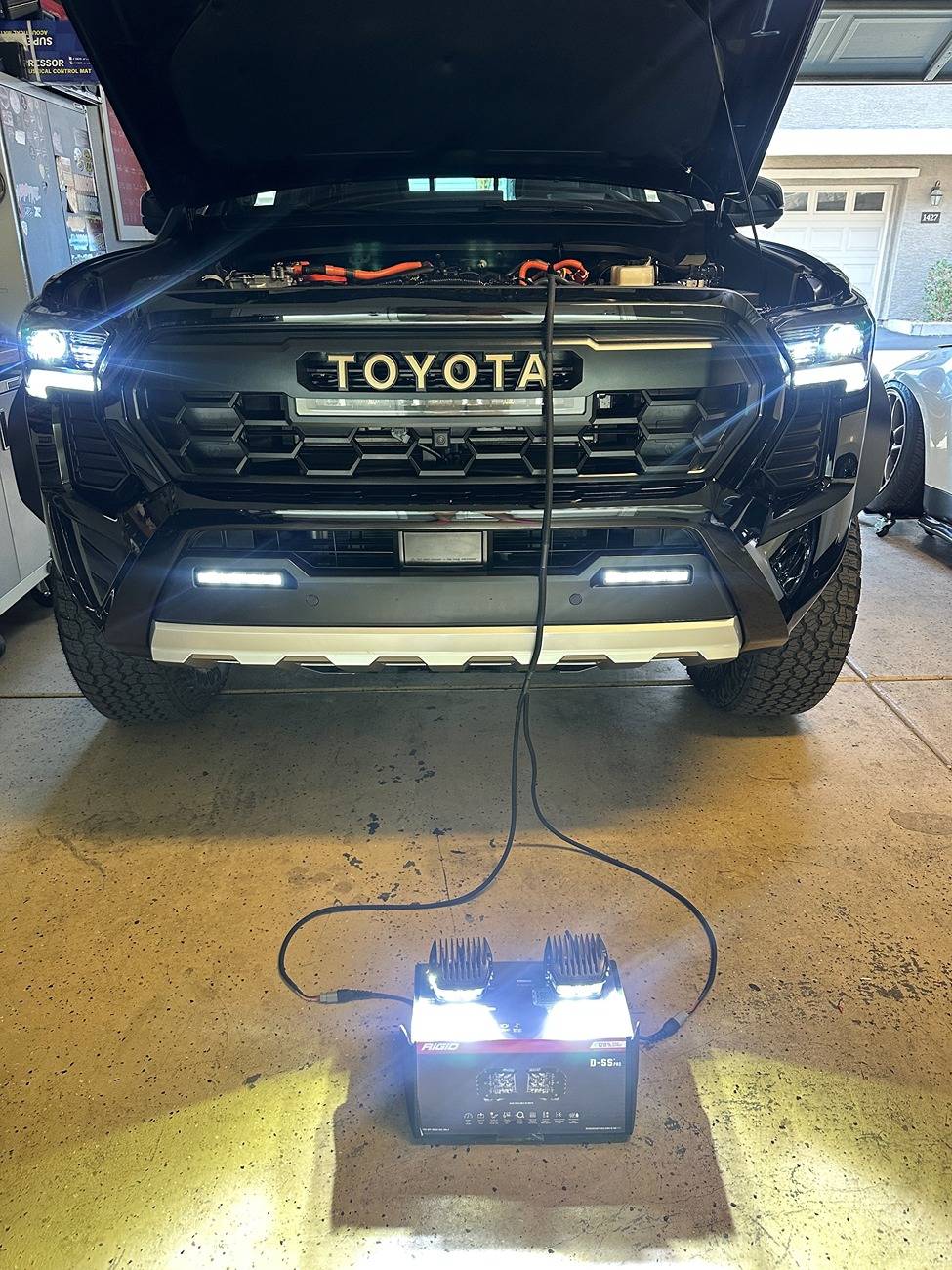 2024 Tacoma Ditch light install using factory AUX switch and pigtails Wire3