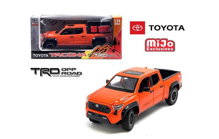 1:24 Scale Diecast 2024 Tacoma Models Now Available