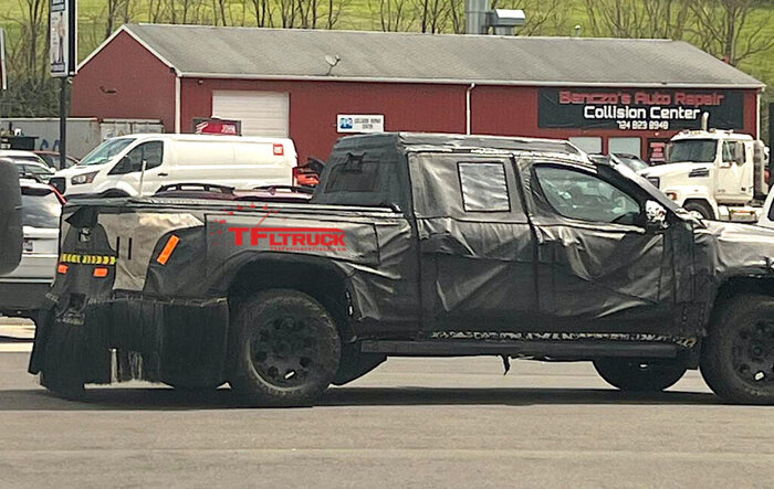 2024 Tacoma Trailhunter Prototype Spied with Possible Long Bed