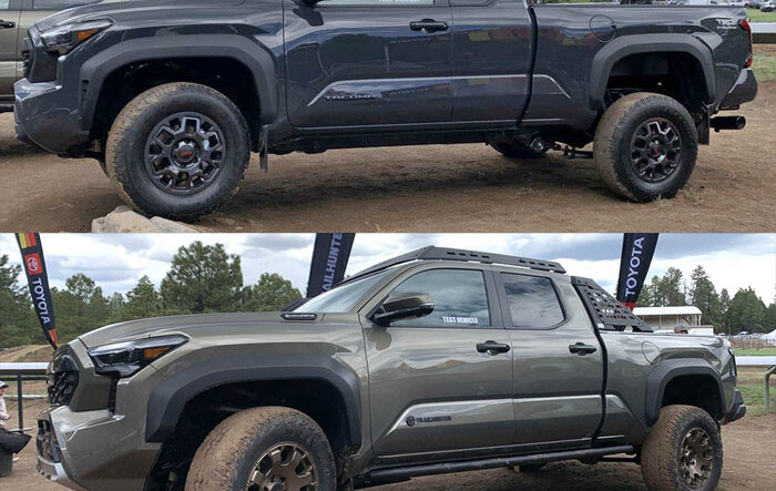 2024 Tacoma Trailhunter (+ undercarriage / underbody) and PreRunner at Overland Expo 2023 -- first public photos & impressions from 3rd gen owner