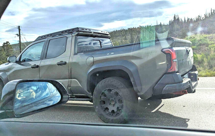 Spotted: Trailhunter Tacoma (Bronze Oxide) in CO, with dents