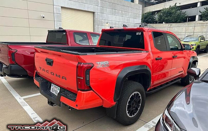 2024 Tacoma TRD OFF ROAD (in Solar Octane) Model Trim First Look!