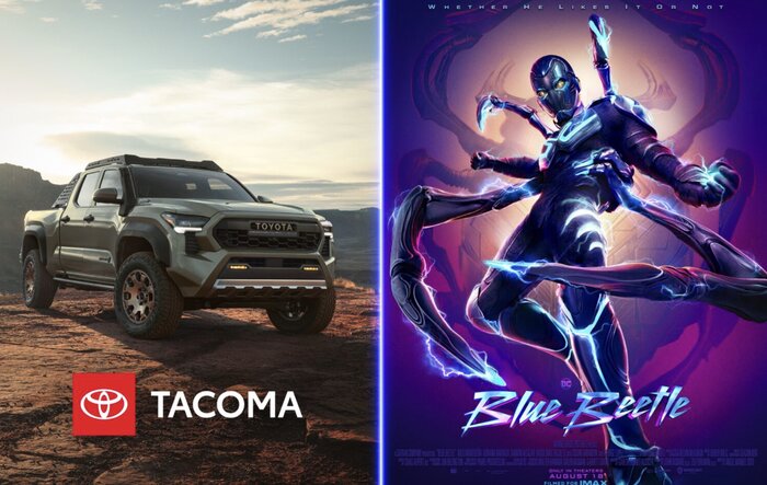 2024 Tacoma featured in Blue Beetle Movie opening August 18