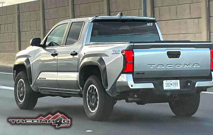 TRD Off-Road 2024 Tacoma in Celestial Silver Metallic - first on road sighting