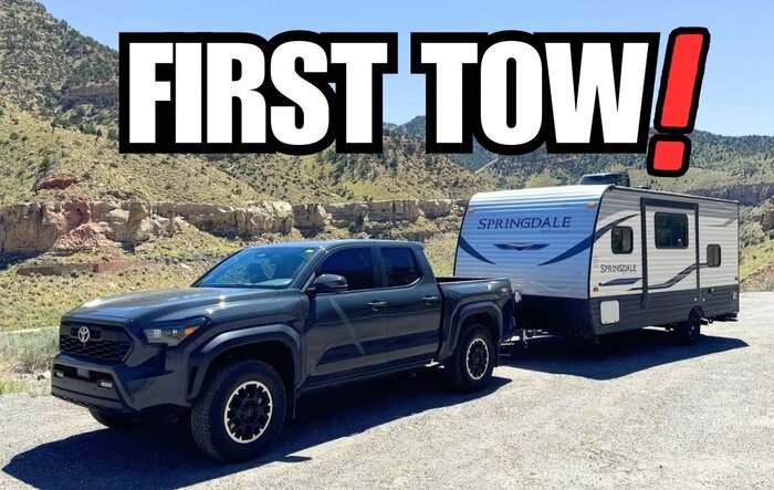 Non Hybrid 2024 Tacoma TRD Off-Real World Towing Report, Impressions & Features