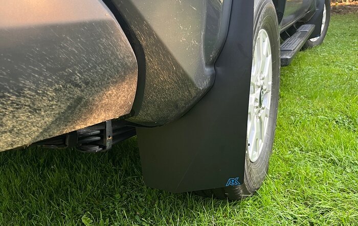 ARK triXPoly mud flaps - installed photos