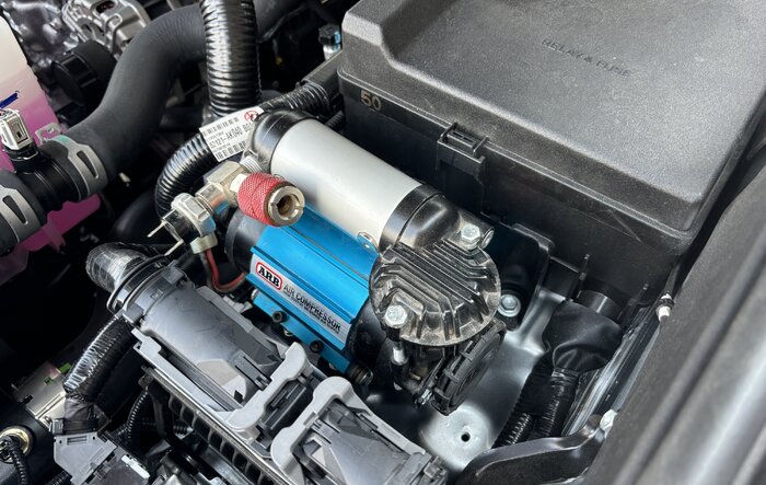 Single ARB Compressor Engine Bay Installation Using Custom Bracket (3D Print File Inside)