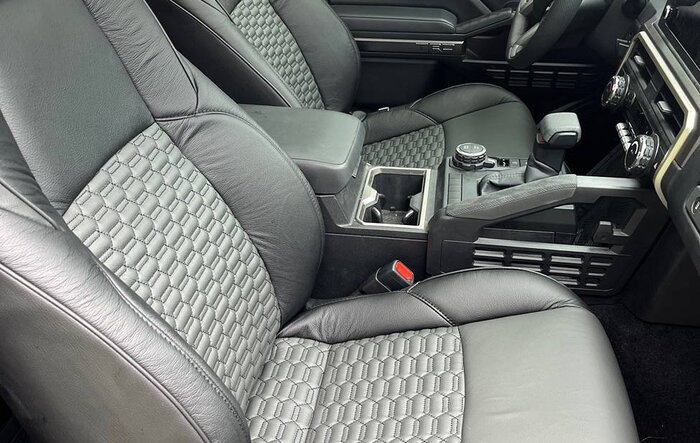 Katzkin Leather Interior in 2024 Taoma TRD Sport Plus