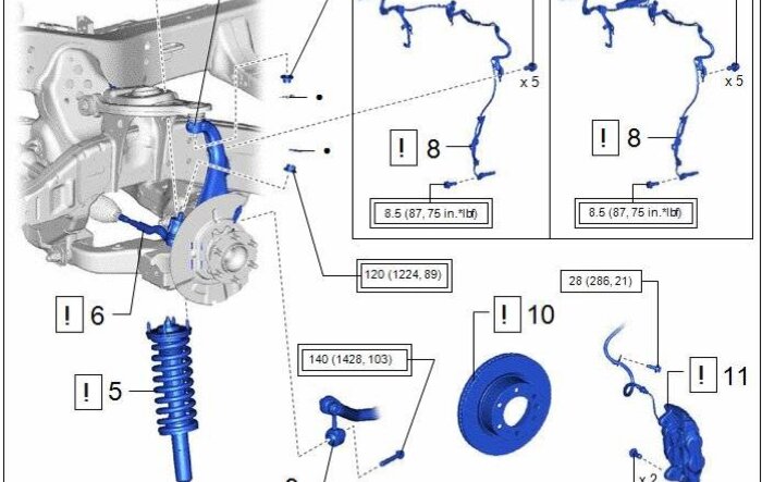 4th Gen Tacoma 2024+ Suspension & Wheel Torque Specs Guide