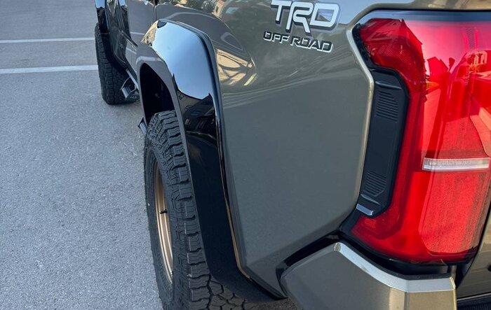 RC Rough Country Fender Flares Installed