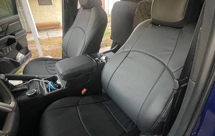 Clazzio Seat Covers (vinyl/leather) installed